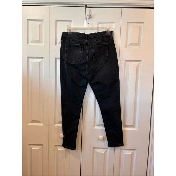 Topshop Jaime Jeans in Washed Black Size 36 - Picture 5 of 7